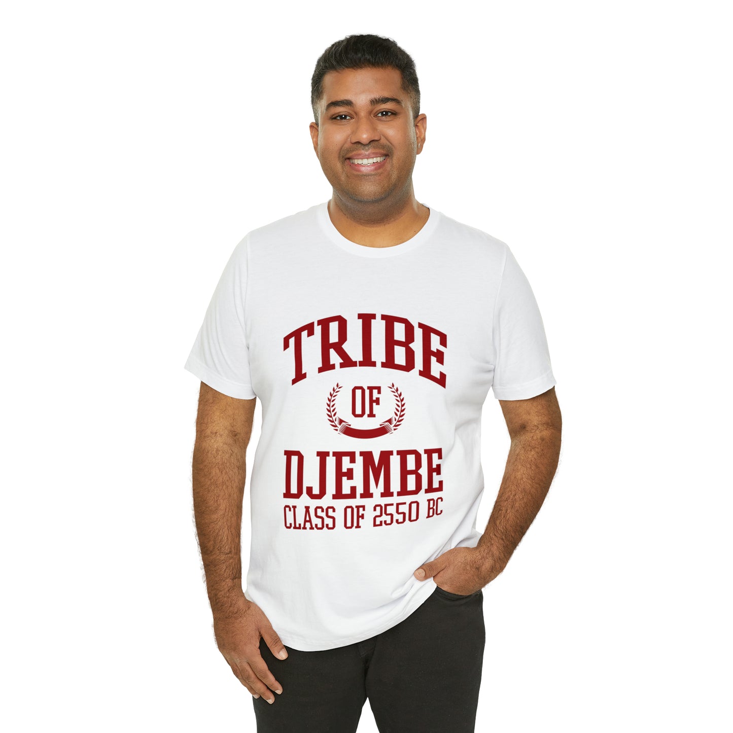 Tribe of Djembe Class of 2550 DC -Virgin White T-Shirt