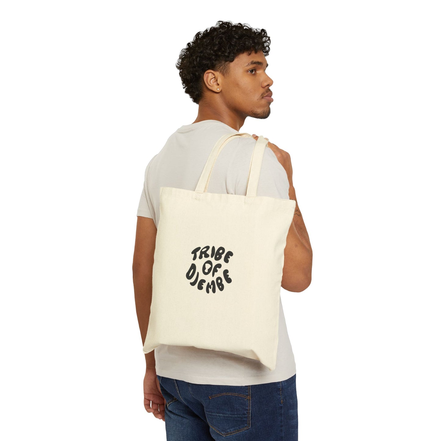Tribe of Diembe Cotton Canvas Tote Bag - Eco-Friendly Shopping & Everyday Use