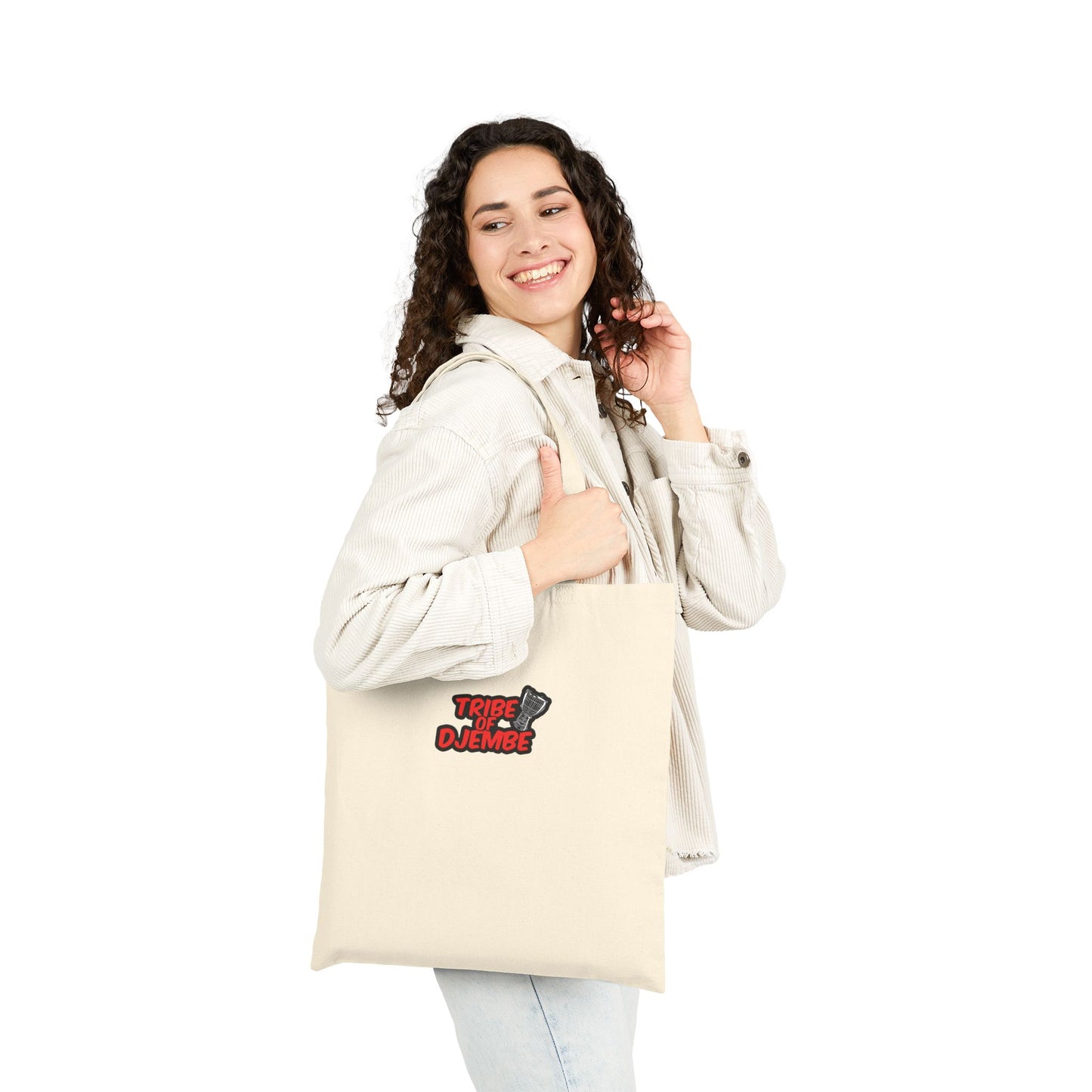 Tribe of Diembe Cotton Canvas Tote Bag - Eco-Friendly Shopping Bag
