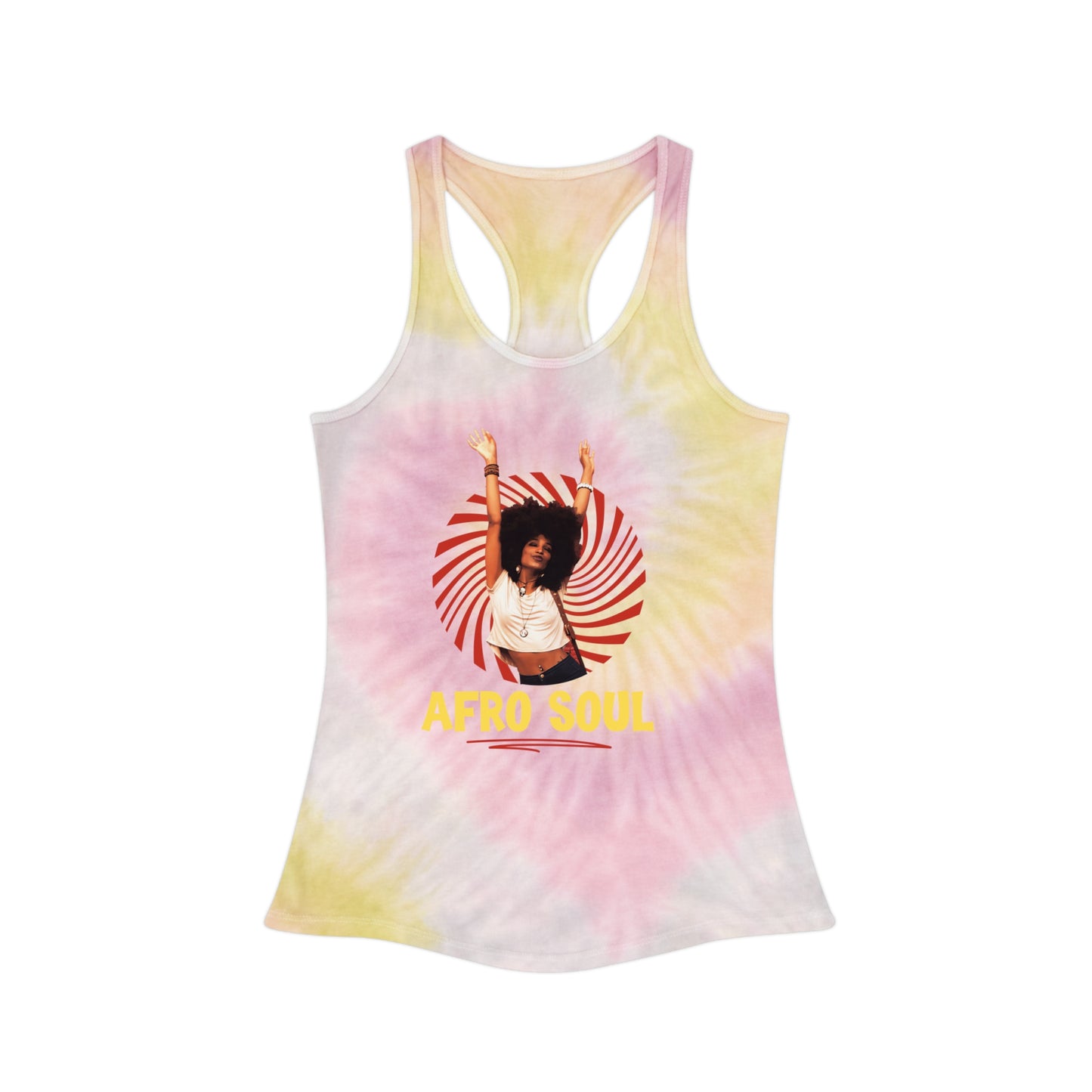 Summer Tie Dye Racerback Tank Top
