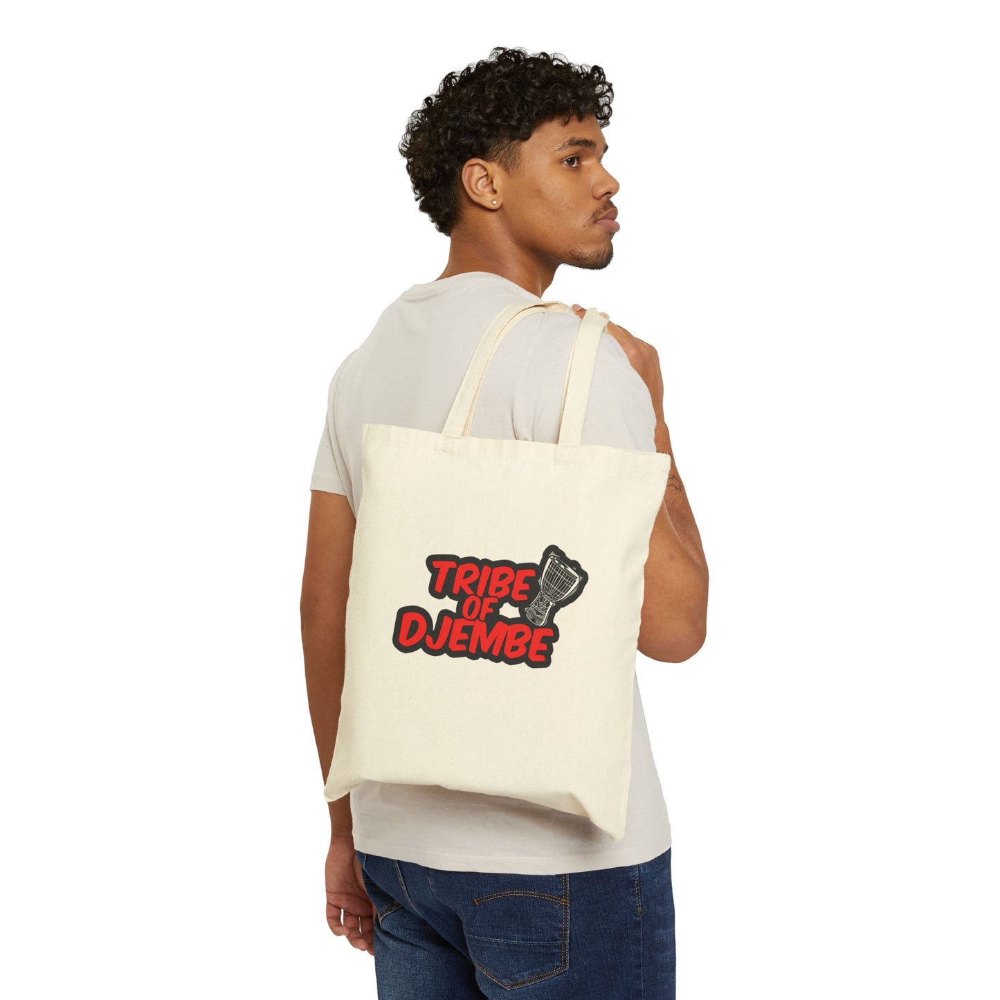 Tribe of Diembe Cotton Canvas Tote Bag - Eco-Friendly Shopping Bag