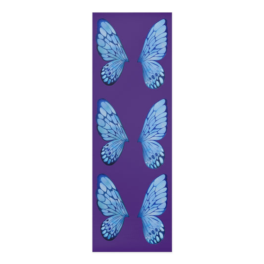 Blue Butterfly Foam Yoga Mat