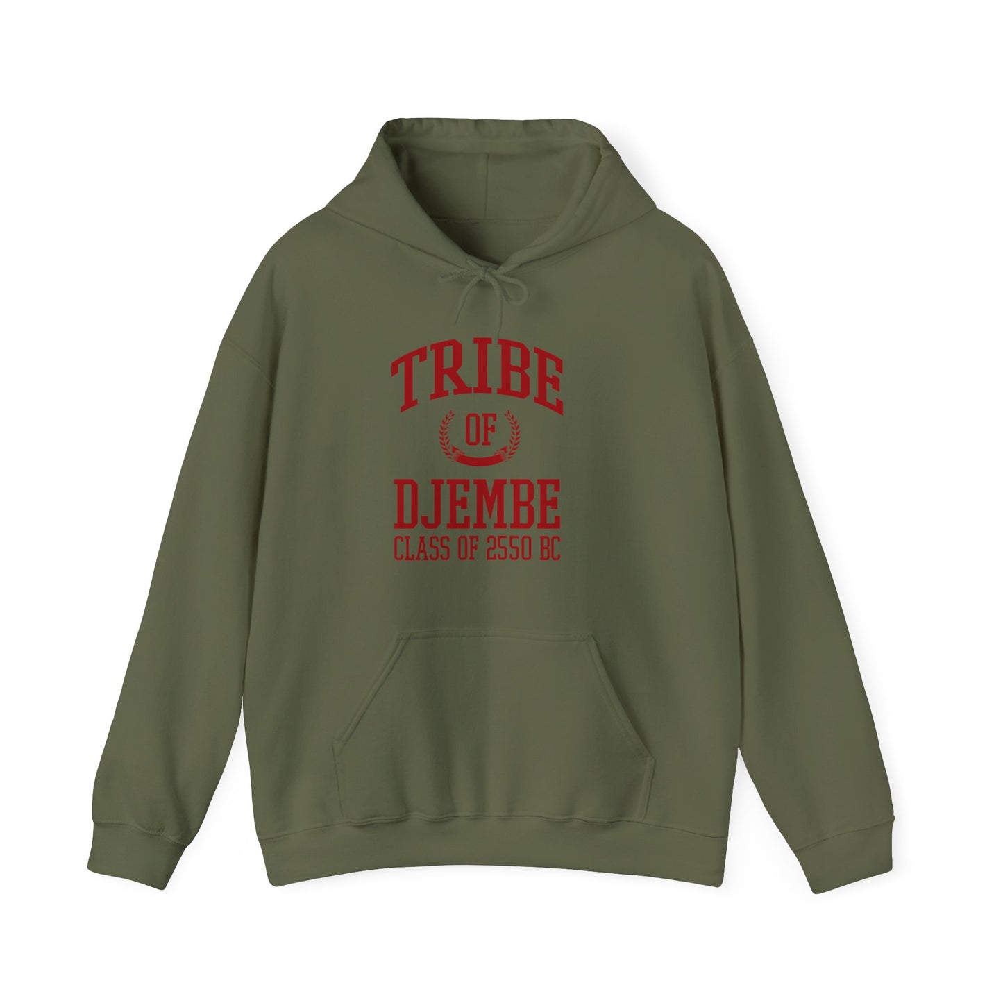 Tribe  of Djembe Letterman- Red Letters