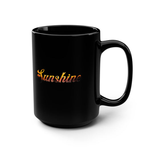 Sunshine Black Coffee Mug